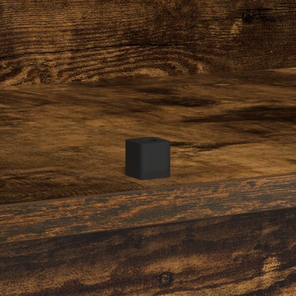 vidaXL Komoda s LED dymený dub 71x34,5x75 cm z kompozitného dreva – Obrázok 12