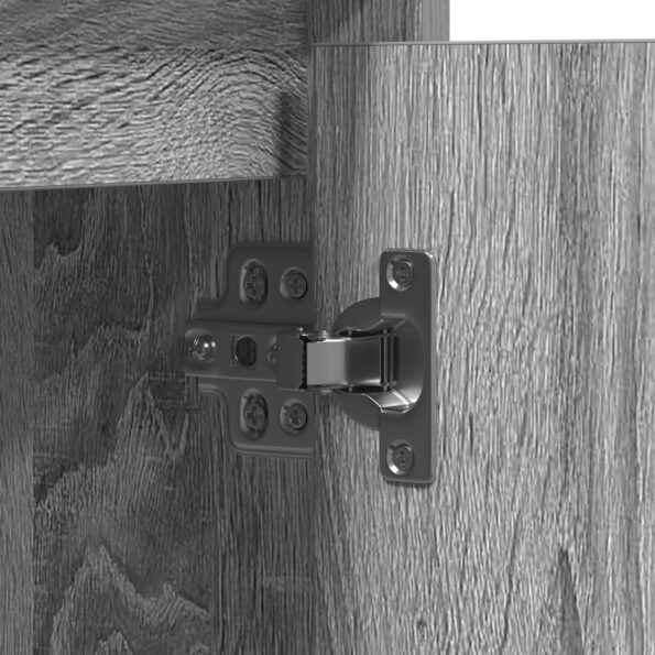 vidaXL Komoda s LED sivá Sonoma 71x34,5x75 cm kompozitné drevo – Obrázok 11