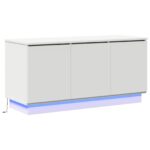 vidaXL TV skrinka biela 100x38x49 cm kompozitné drevo – Obrázok 2