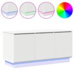 vidaXL TV skrinka biela 100x38x49 cm kompozitné drevo – Obrázok 4