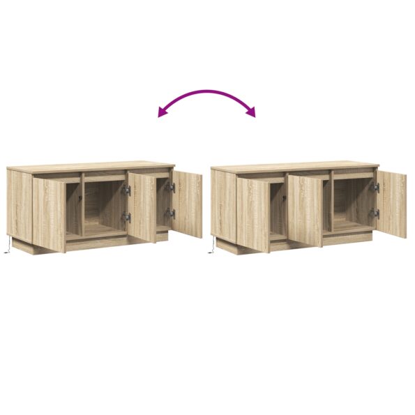 vidaXL TV skrinka Slnečný dub 100x38x49 cm Inžinierske drevo – Obrázok 13