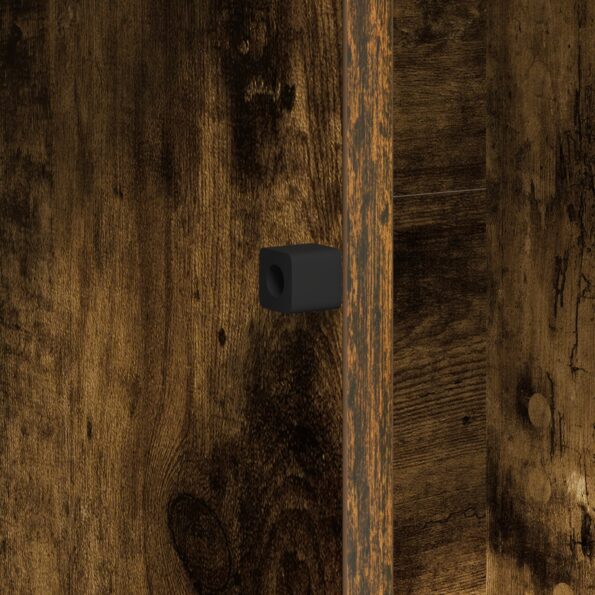 vidaXL TV skrinka Dymený dub 100x38x49 cm Kompozitné drevo – Obrázok 11