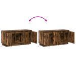 vidaXL TV skrinka Dymený dub 100x38x49 cm Kompozitné drevo – Obrázok 13