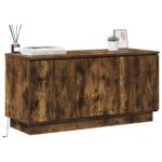 vidaXL TV skrinka Dymený dub 100x38x49 cm Kompozitné drevo – Obrázok 3