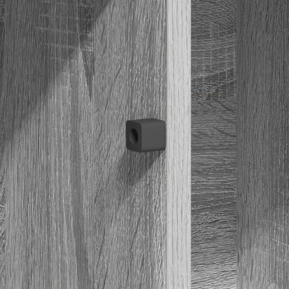 vidaXL TV skrinka Sivá Sonoma 100x38x49 cm Kompozitné drevo – Obrázok 11