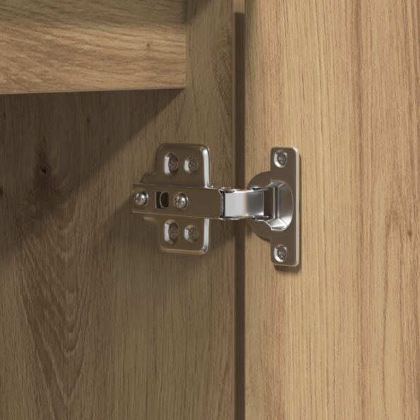 vidaXL TV skrinka remeselný dub 100x38x49 cm kompozitné drevo – Obrázok 10