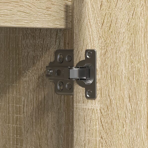 vidaXL Komoda s LED Sonoma dub 90x32x75 cm z inžinierskeho dreva – Obrázok 11