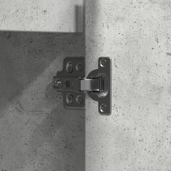 vidaXL Sideboard s LED betónovej šedej 90x32x75 cm z kompozitného dreva – Obrázok 11