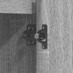 vidaXL Komoda s LED Šedá Sonoma 90x32x75 cm Zložené drevo – Obrázok 11