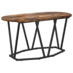 vidaXL Konferenčný stolík Dymová dub 80 x 40 x 40.5 cm – Obrázok 2