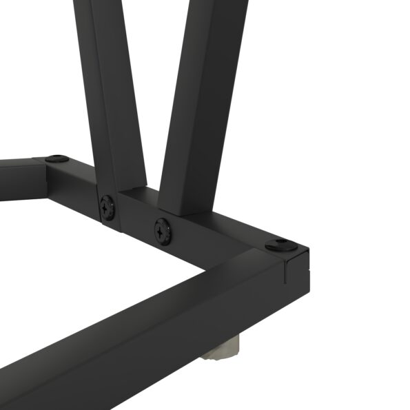 vidaXL Sivý konferenčný stolík Sonoma - 80x40x40.5 cm, Vyrobený z inžinierstva dreva a kovu – Obrázok 7