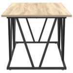 vidaXL konferenčný stolík Sonoma Oak 100x50x40 cm vyrobený z inžinierskeho dreva a kovu – Obrázok 5