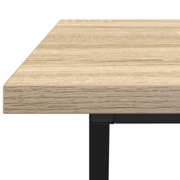 vidaXL konferenčný stolík Sonoma Oak 100x50x40 cm vyrobený z inžinierskeho dreva a kovu – Obrázok 7