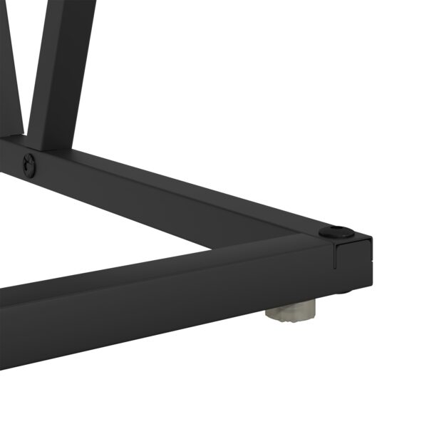 vidaXL konferenčný stolík Sonoma Oak 100x50x40 cm vyrobený z inžinierskeho dreva a kovu – Obrázok 8