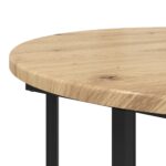 vidaXL Bočný stôl 2 ks z umelej hmoty a kovu – Obrázok 6