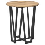 vidaXL Sada príručných stolíkov 2 pcs Artisan dub a čierna – Obrázok 5