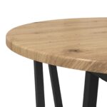 vidaXL Sada príručných stolíkov 2 pcs Artisan dub a čierna – Obrázok 6