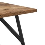 vidaXL Odtlačok stolíka 2 ks Staré drevo, inžinierske drevo a kov – Obrázok 7