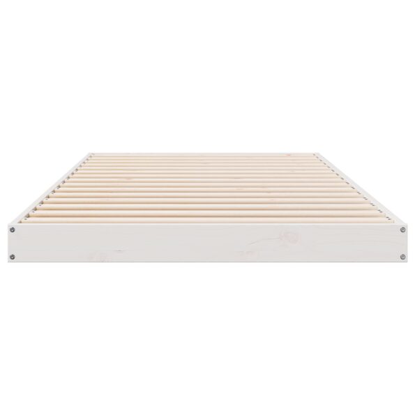 869733_5.jpg vidaXL Rám postele biela 80x210 cm z masívneho dreva borovica – Obrázok 5