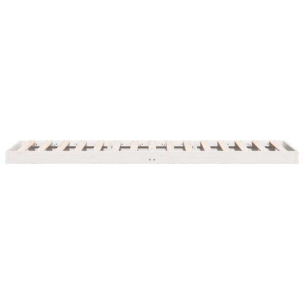 869733_6.jpg vidaXL Rám postele biela 80x210 cm z masívneho dreva borovica – Obrázok 6