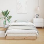 vidaXL Posteľový rám 100x210 cm z masívneho borovice – Obrázok 4