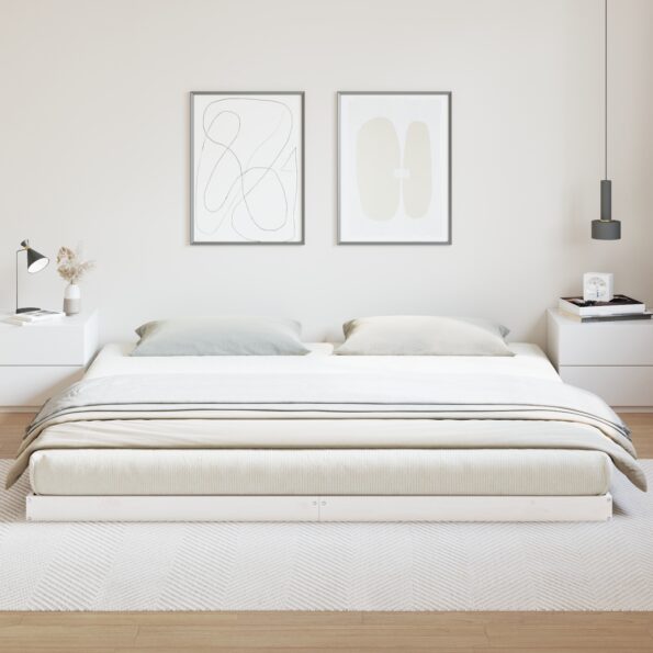 vidaXL Rám postele 200x210 cm z masívneho borovicového dreva – Obrázok 4