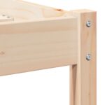 vidaXL Rám postele s čelnou doskou Hnedá 225,5 x 205,5 x 69,5 cm – Obrázok 7