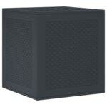 vidaXL Antracitová vonkajšia skriňa 55x53x57 cm PP – Obrázok 8