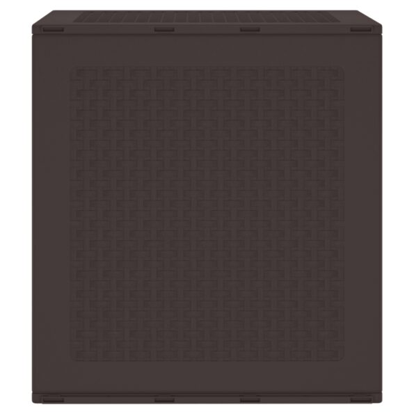 870580_6.jpg vidaXL Záhradná úložná truhlica Hnedá 55x53x57 cm PP – Obrázok 6