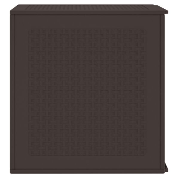 870580_7.jpg vidaXL Záhradná úložná truhlica Hnedá 55x53x57 cm PP – Obrázok 7