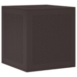 vidaXL Záhradná úložná truhlica Hnedá 55x53x57 cm PP – Obrázok 8