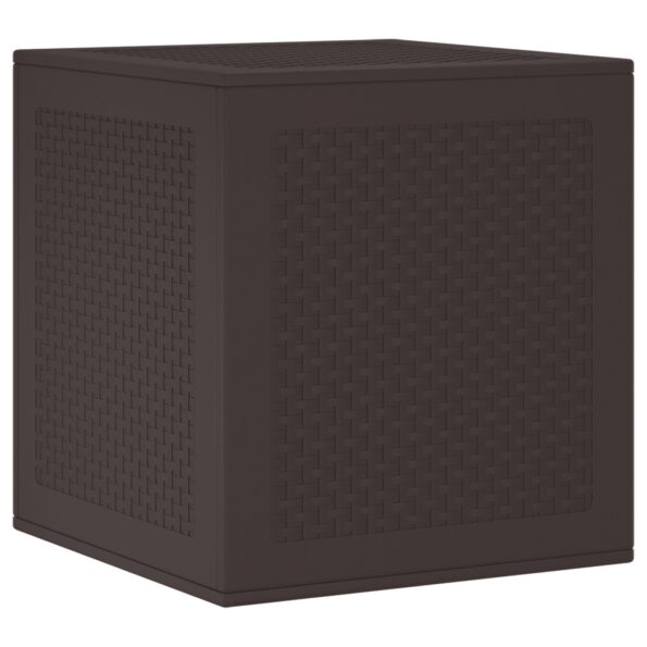 870580_8.jpg vidaXL Záhradná úložná truhlica Hnedá 55x53x57 cm PP – Obrázok 8