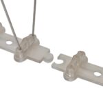 vidaXL Hroty proti vtákom, plast, 2 rady, sada 6 ks 3 m – Obrázok 4