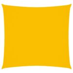 vidaXL Tieniaca plachta oxfordská látka štvorcová 7x7 m žltá – Obrázok 2