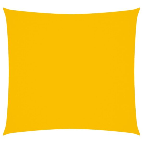 vidaXL Tieniaca plachta oxfordská látka štvorcová 7x7 m žltá – Obrázok 2
