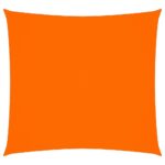 vidaXL Tieniaca plachta oxfordská látka štvorcová 6x6 m oranžová – Obrázok 2