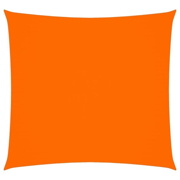 vidaXL Tieniaca plachta oxfordská látka štvorcová 6x6 m oranžová – Obrázok 2