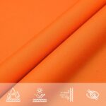 vidaXL Tieniaca plachta, oxford, trojuholníková 4x5x6,4 m, oranžová – Obrázok 7