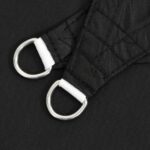 vidaXL Tieniaca plachta, oxford, trojuholníková 2,5x2,5x3,5 m čierna – Obrázok 5