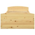 vidaXL Posteľný rám s 2 zásuvkami, borovicový masív 90x200 cm – Obrázok 3