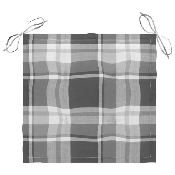 vidaXL Záhradné stoličky 6 ks s podložkami tíkový masív – Obrázok 10