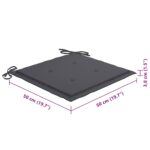 vidaXL Záhradné stoličky 6 ks s podložkami akáciový masív – Obrázok 9