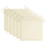 vidaXL Záhradné stoličky 6 ks s podložkami tíkový masív – Obrázok 7