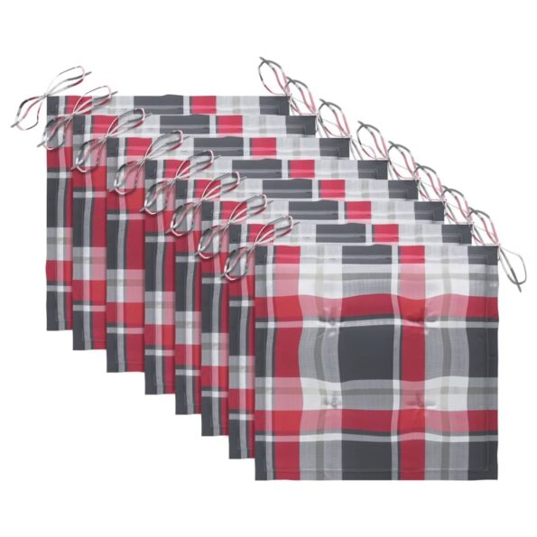 vidaXL Záhradné stoličky 8 ks s podložkami tíkový masív – Obrázok 7