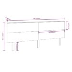 vidaXL Čelo postele 184x6x82,5 cm masívna borovica – Obrázok 6