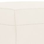 vidaXL Lavička krémová 70x35x41 cm umelá koža – Obrázok 5