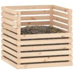 vidaXL Kompostér 80x80x78 cm masívne borovicové drevo – Obrázok 4
