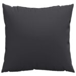 vidaXL Dekoratívne vankúše 4 ks čierne 60x60 cm látka – Obrázok 3