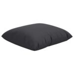 vidaXL Dekoratívne vankúše 4 ks čierne 60x60 cm látka – Obrázok 5