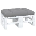 vidaXL Podložka na paletový nábytok sivá 120x80x12 cm látka – Obrázok 3